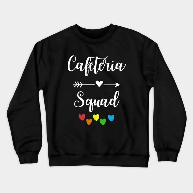 School Cafeteria Squad Crewneck Sweatshirt by Rubi16